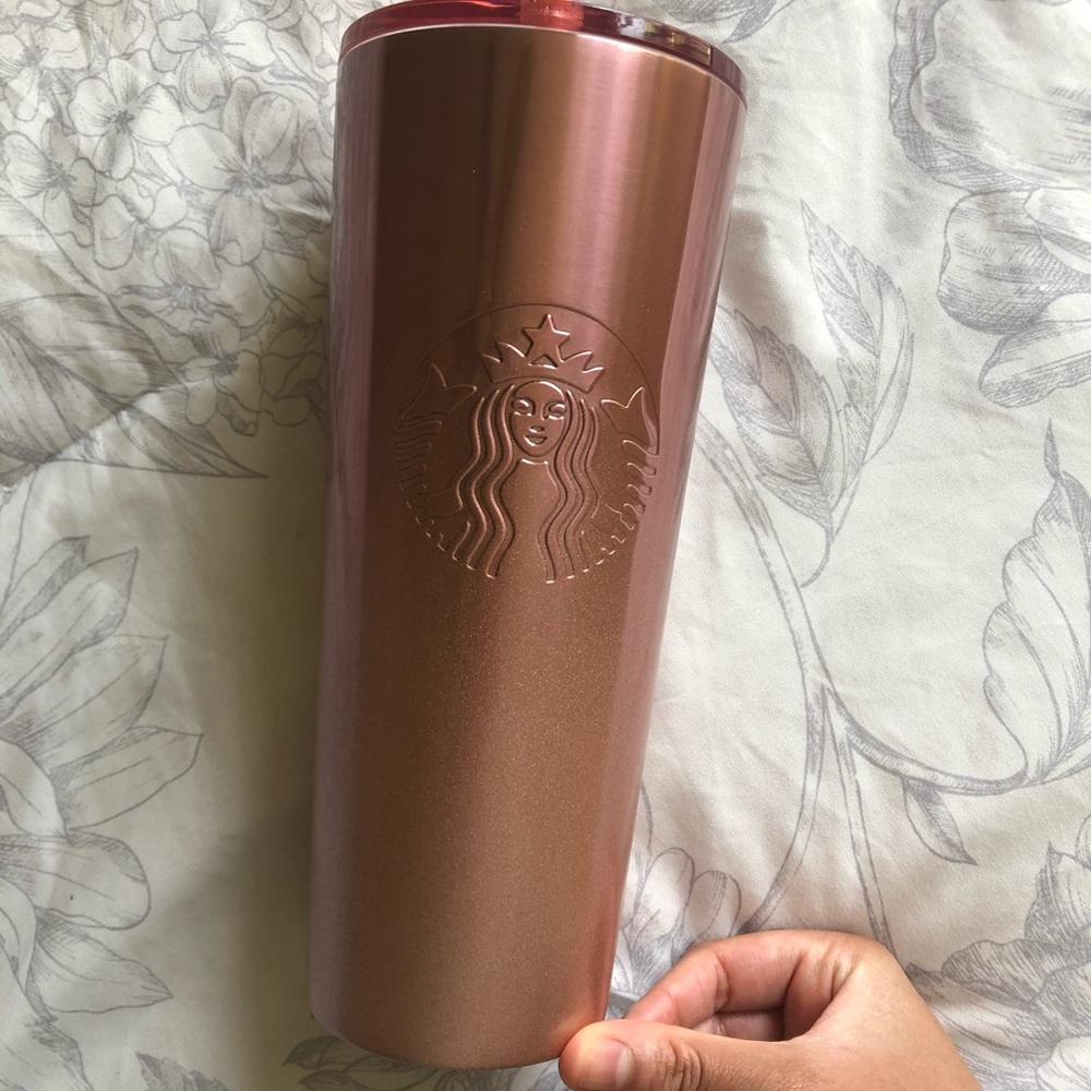 Starbucks Holiday 2019 Ombré Rose Gold Tumbler